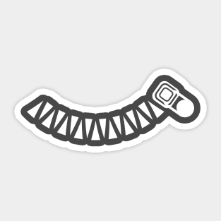 Zipper Smile Sticker